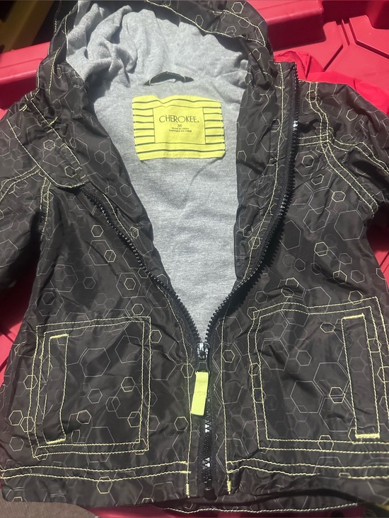 Cherokee Other - Cherokee✨🖤🩶💛Black Jacket with Lime Accents